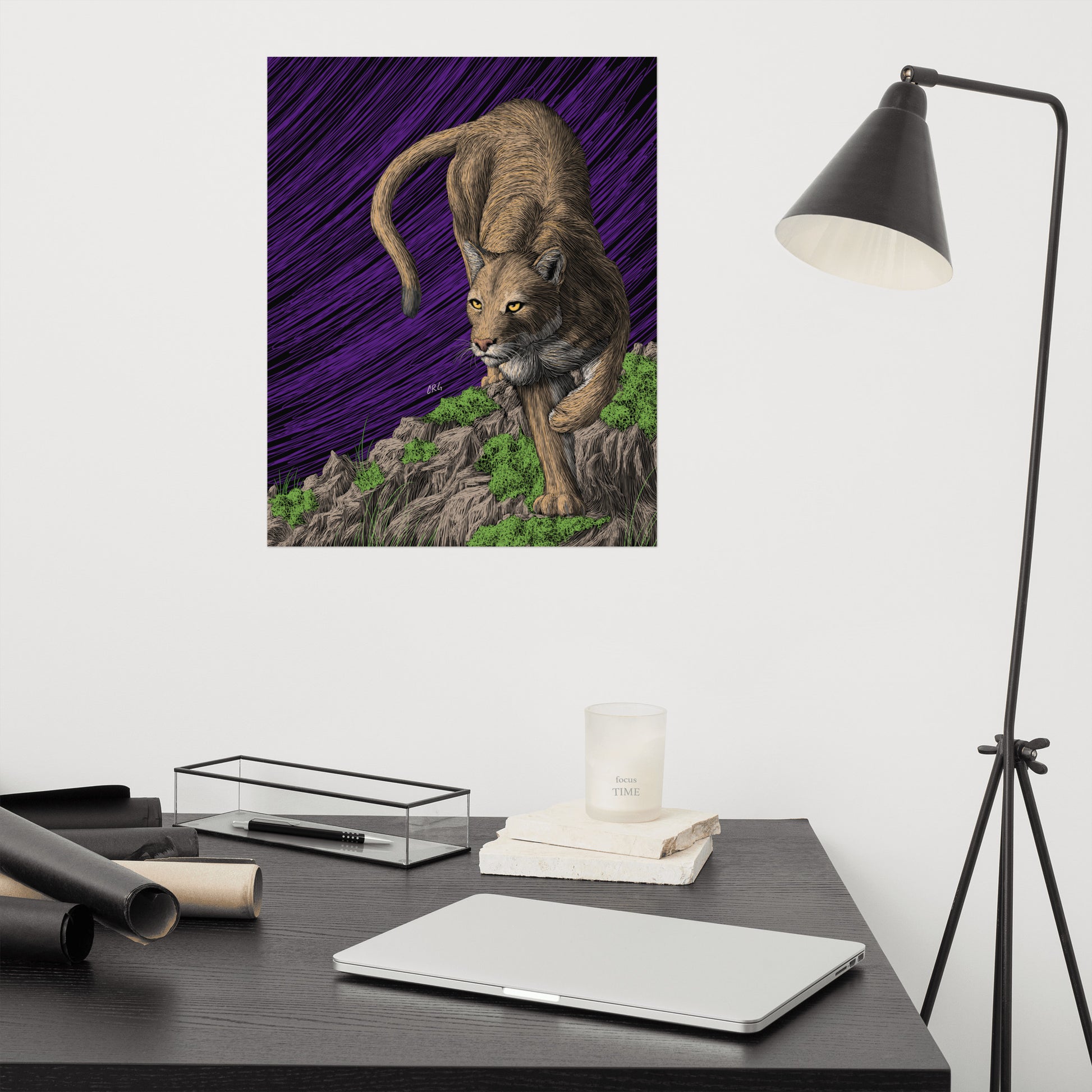 Mountain Lion Art Print