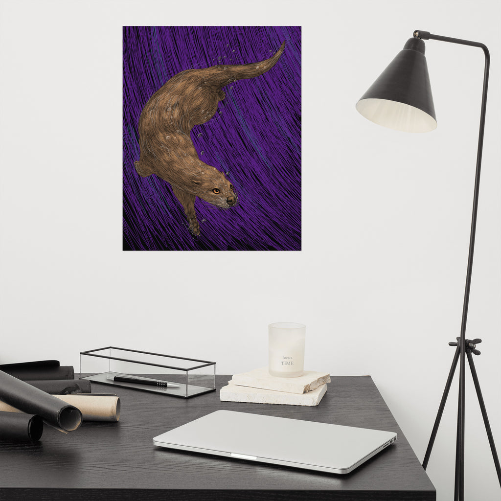 Otter Art Print