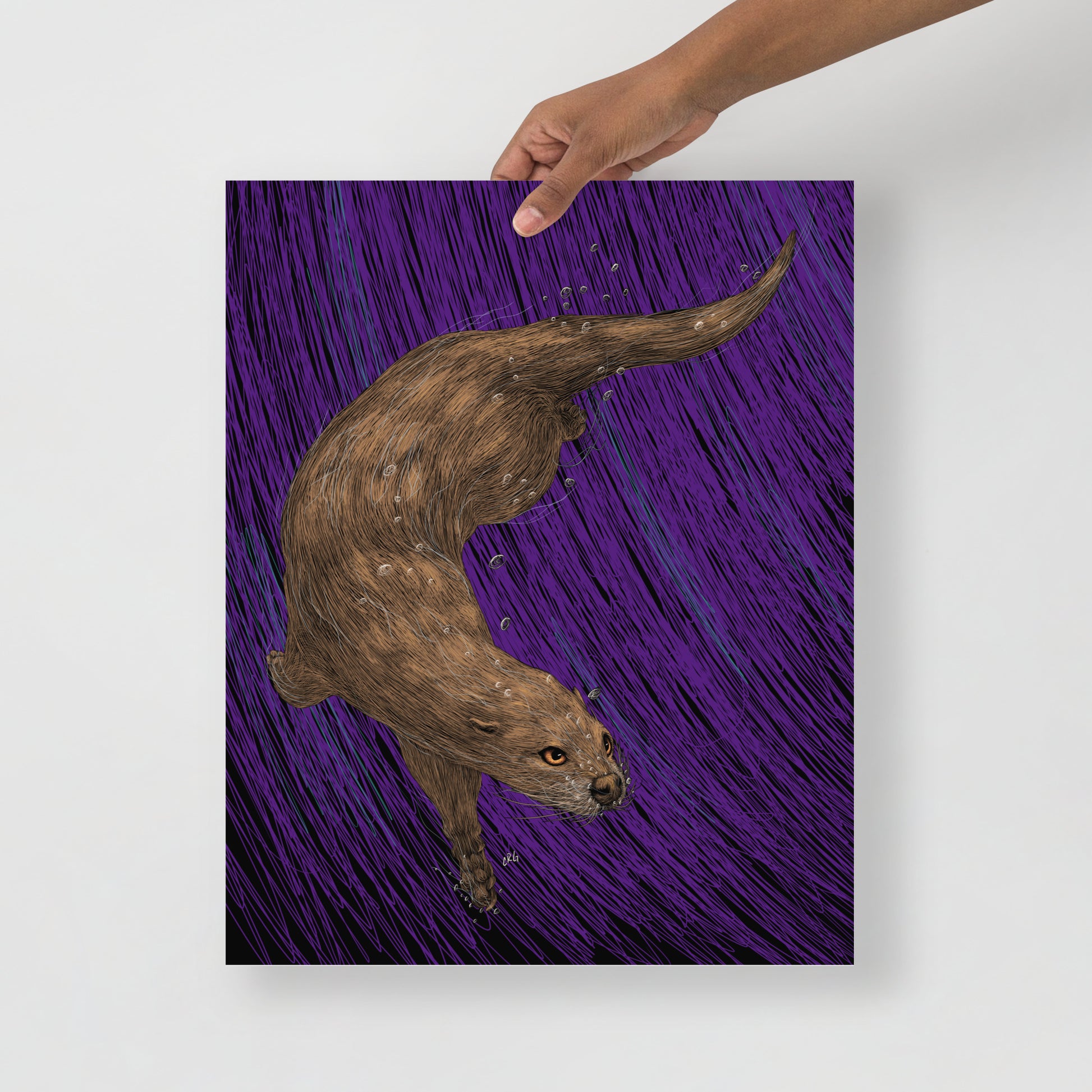 Otter Art Print