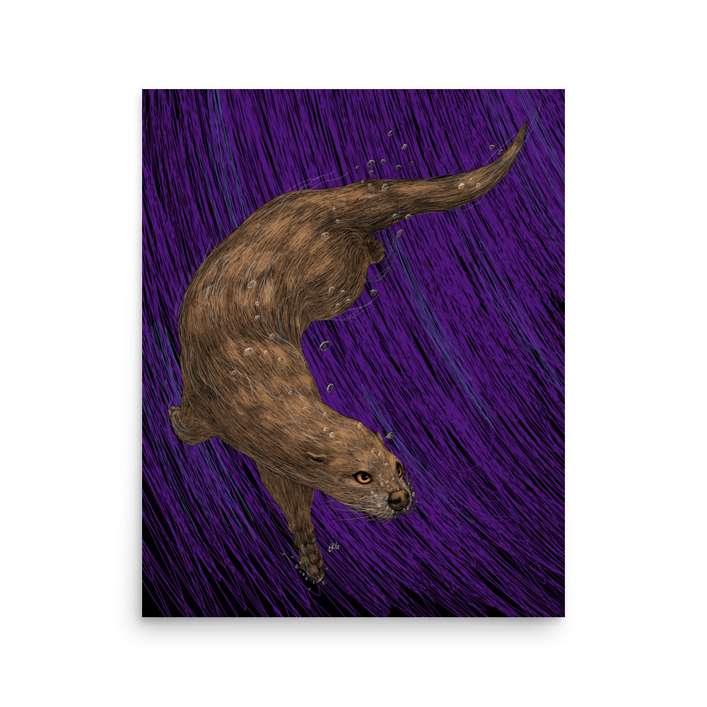Otter Art Print