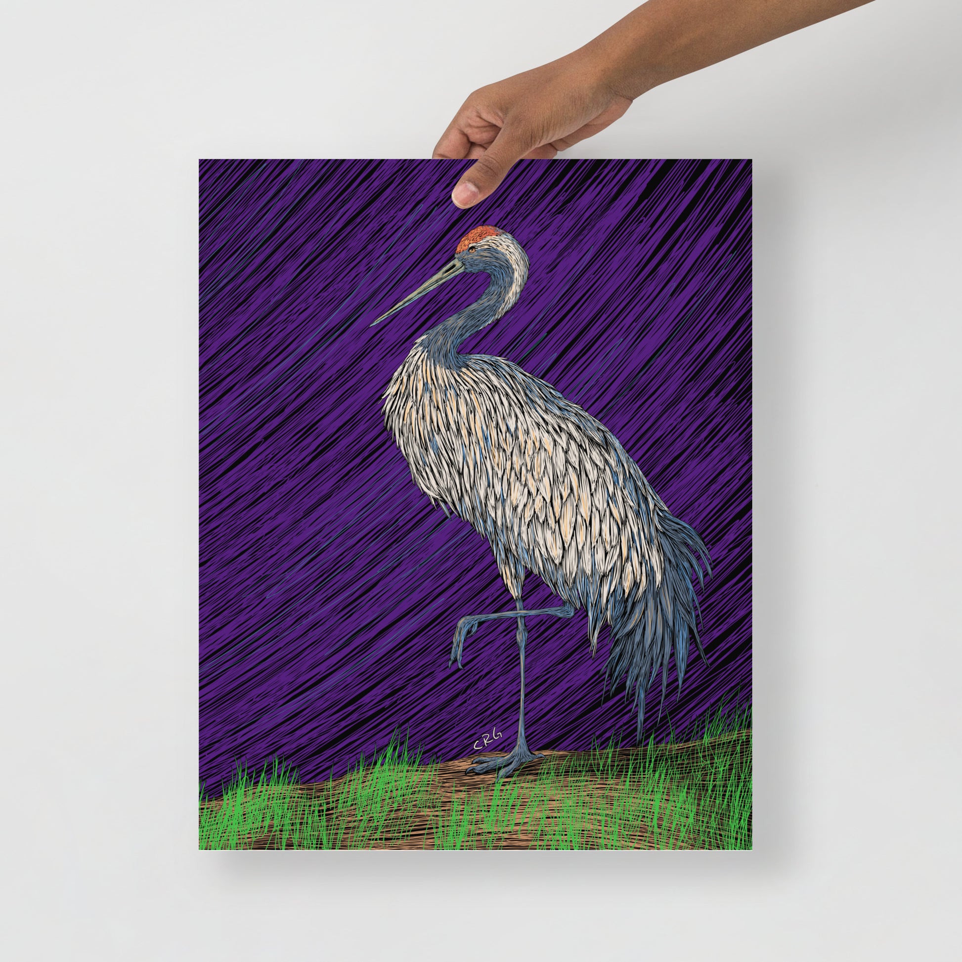 Crane Art Print
