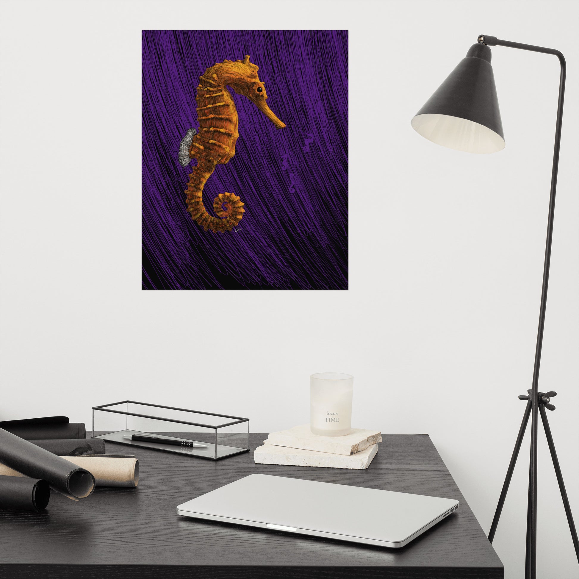 Seahorse Art Print