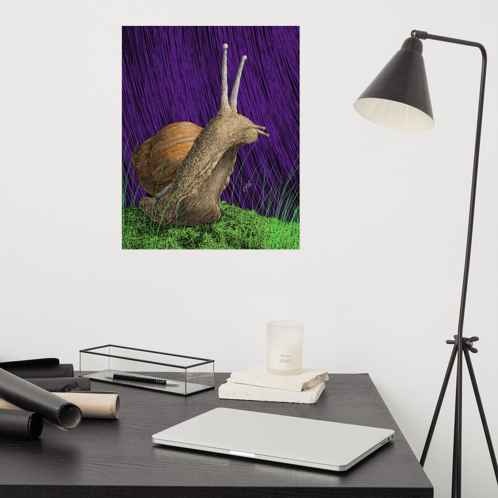 Snail Art Print