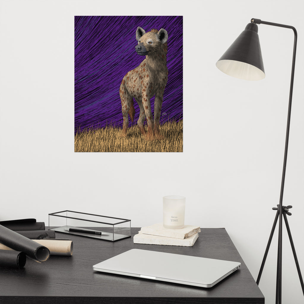 Hyena Art Print