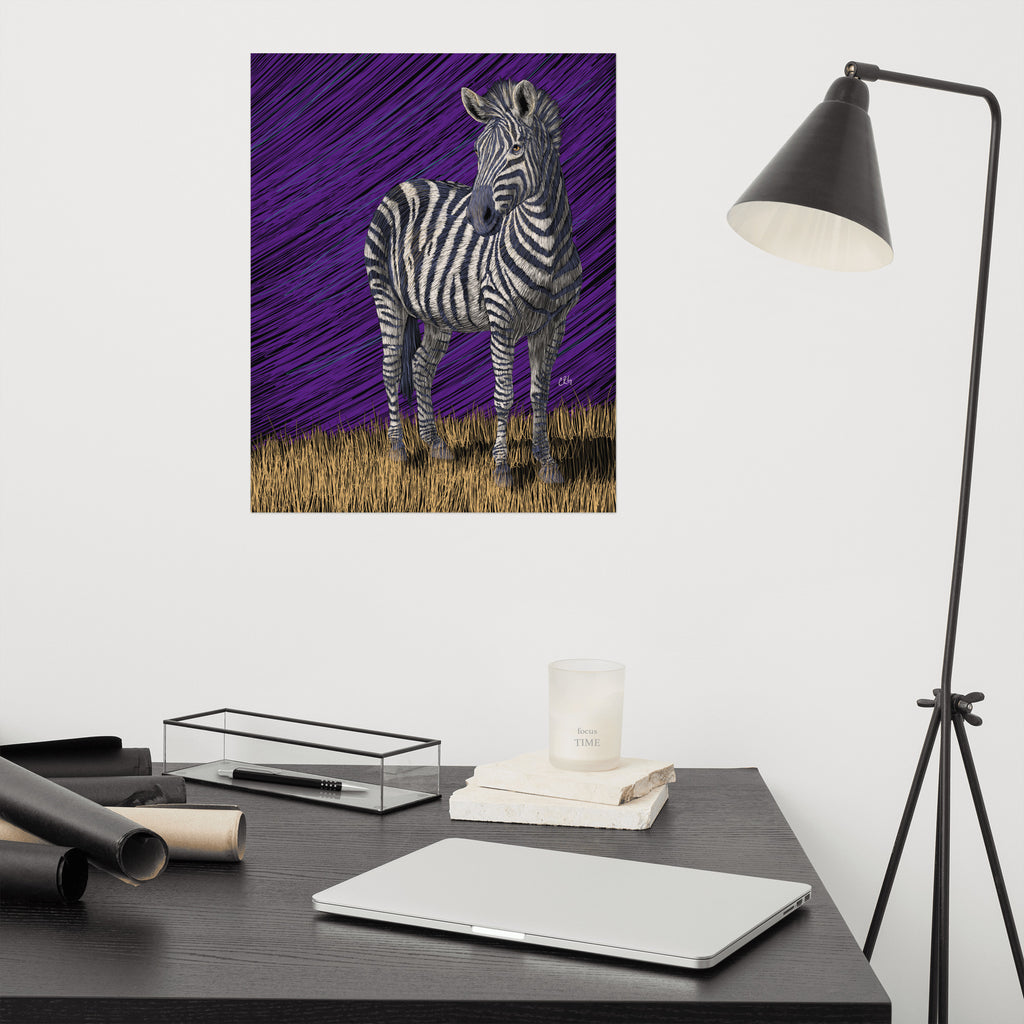 Zebra Art Print