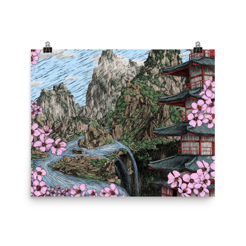 In the Clouds Art Print