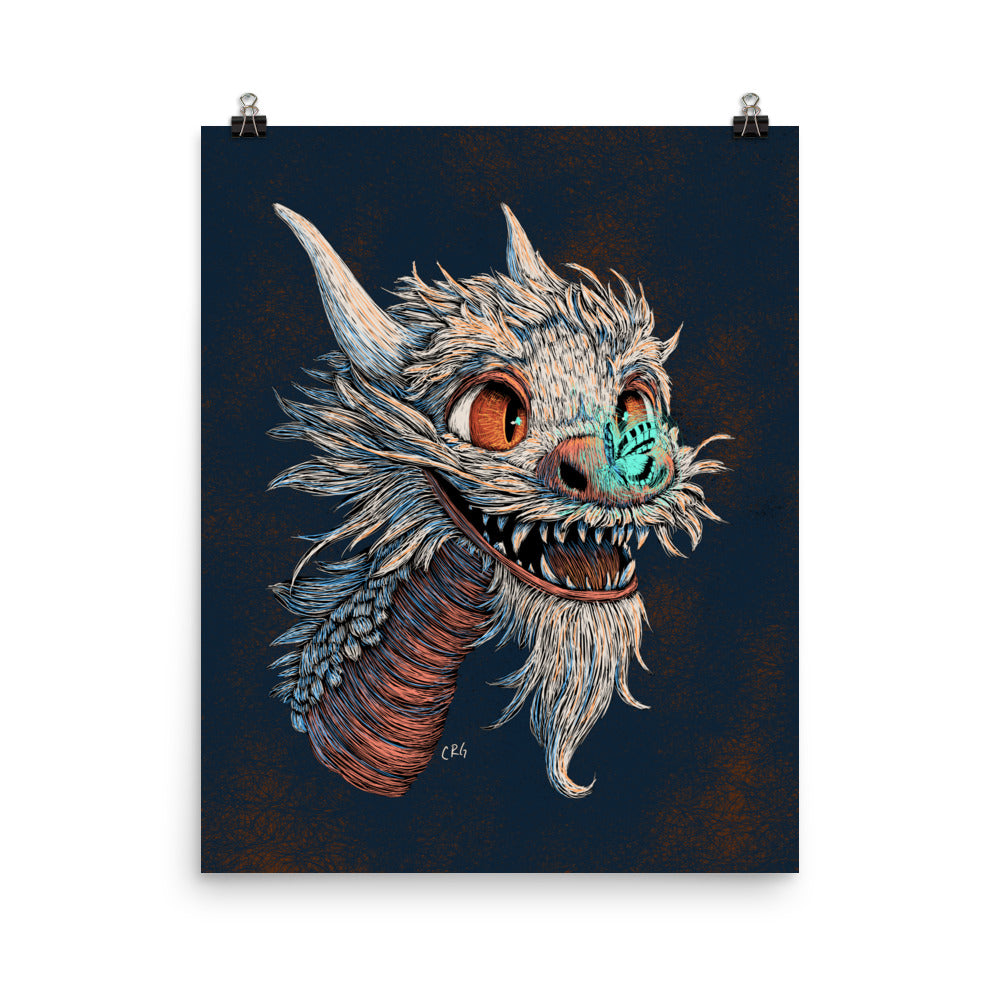 The Dragon and the Butterfly Art Print