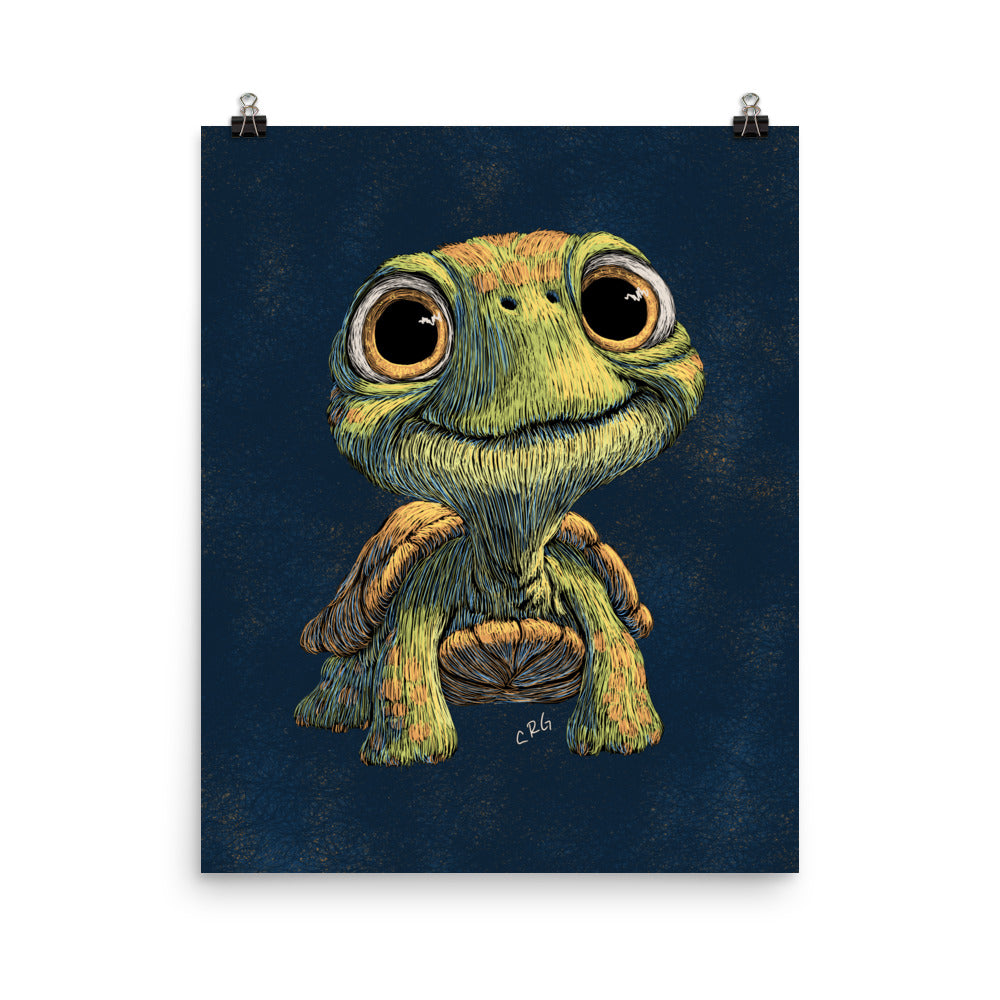 Happy Turtle Art Print