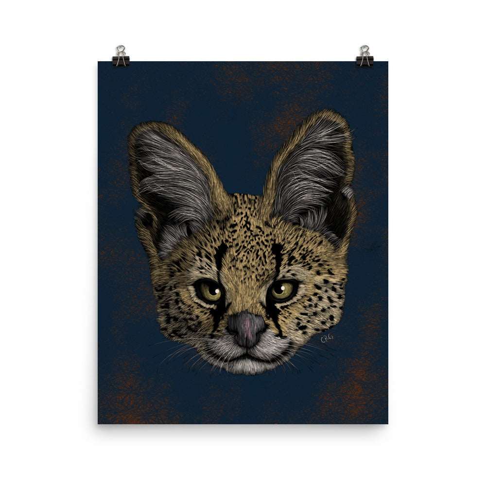 Serval Art Print