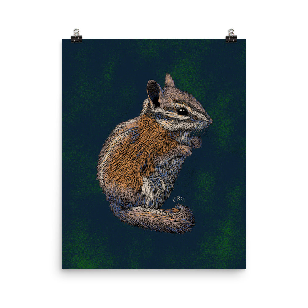 Chipmunk Art Print