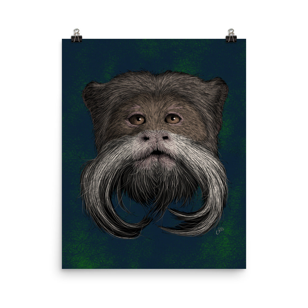 Emperor Tamarin Art Print