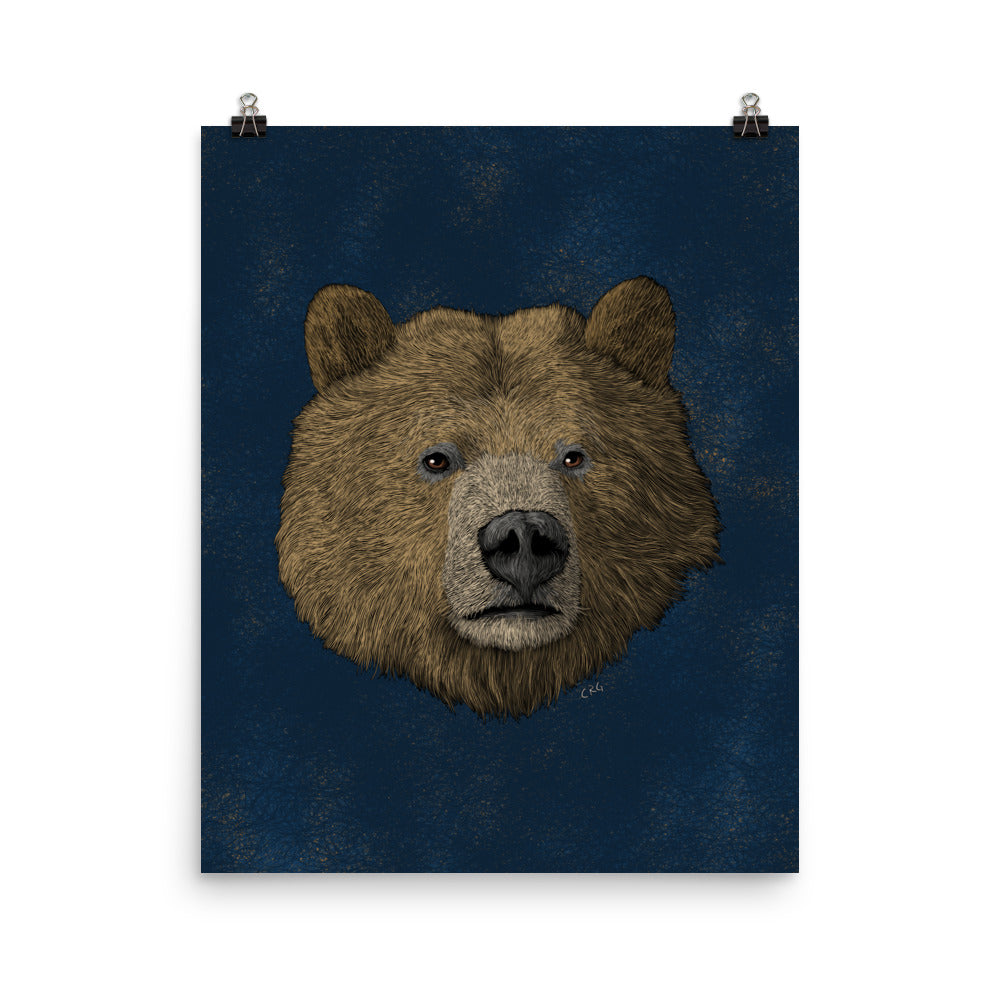 Grizzly Bear Art Print