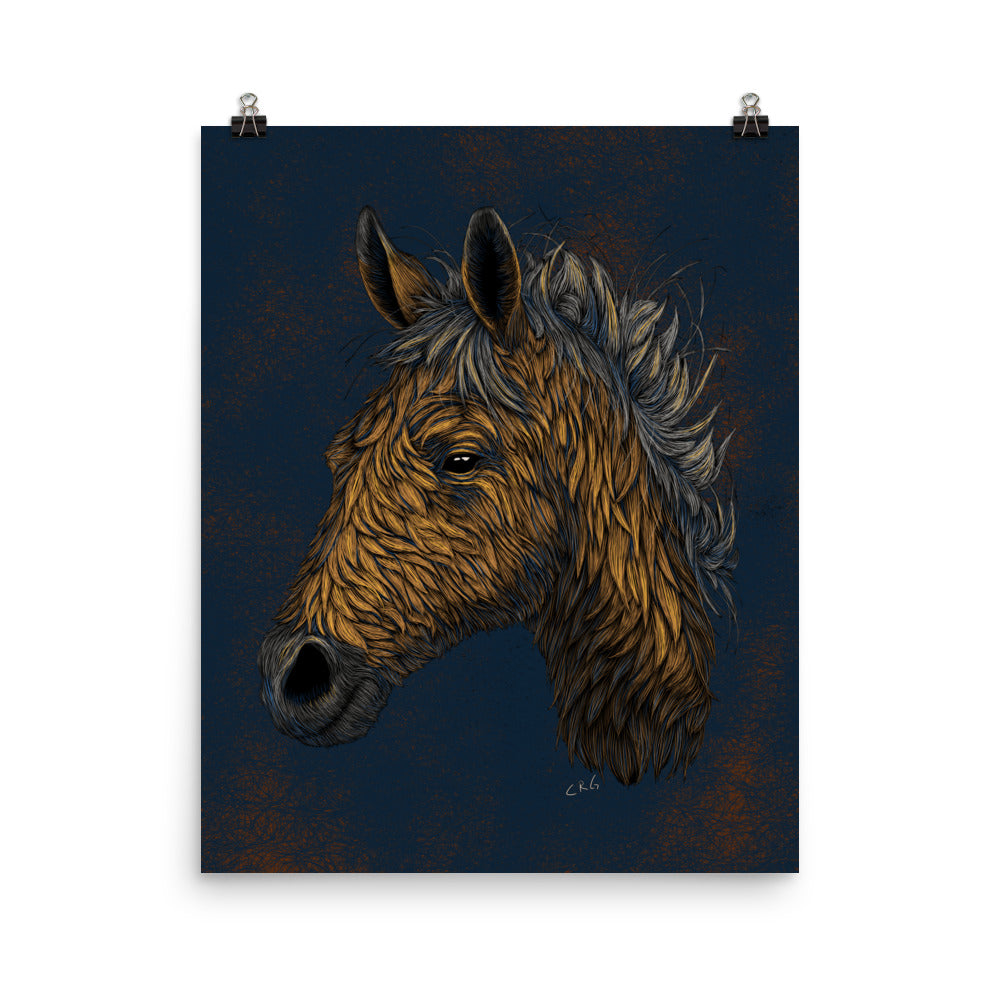 Stylized Horse Art Print