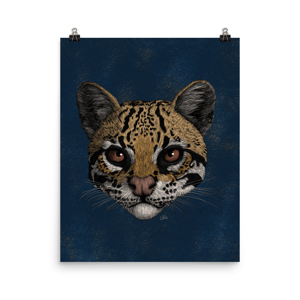 Ocelot Art Print