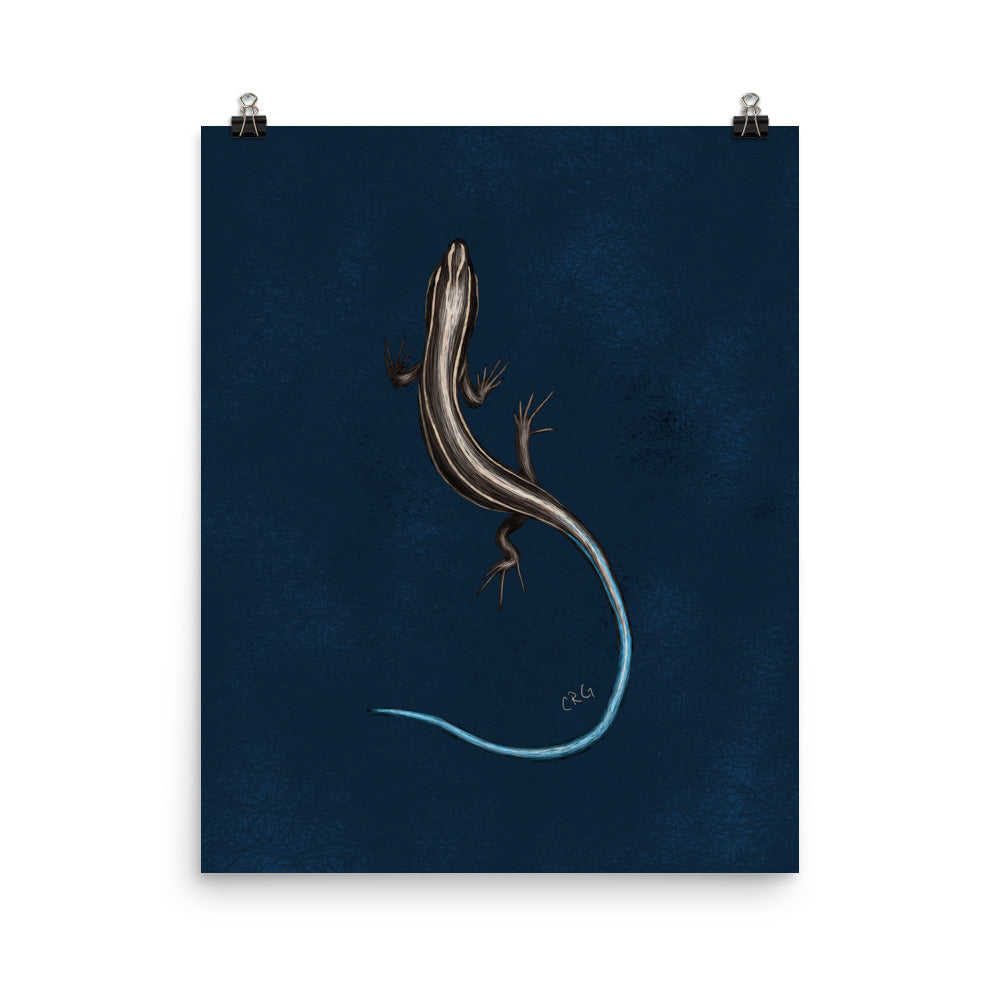 Skink Art Print