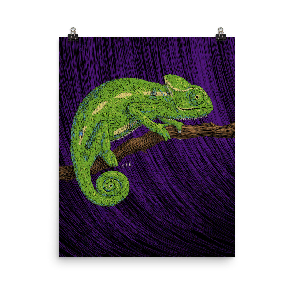 Chameleon Art Print