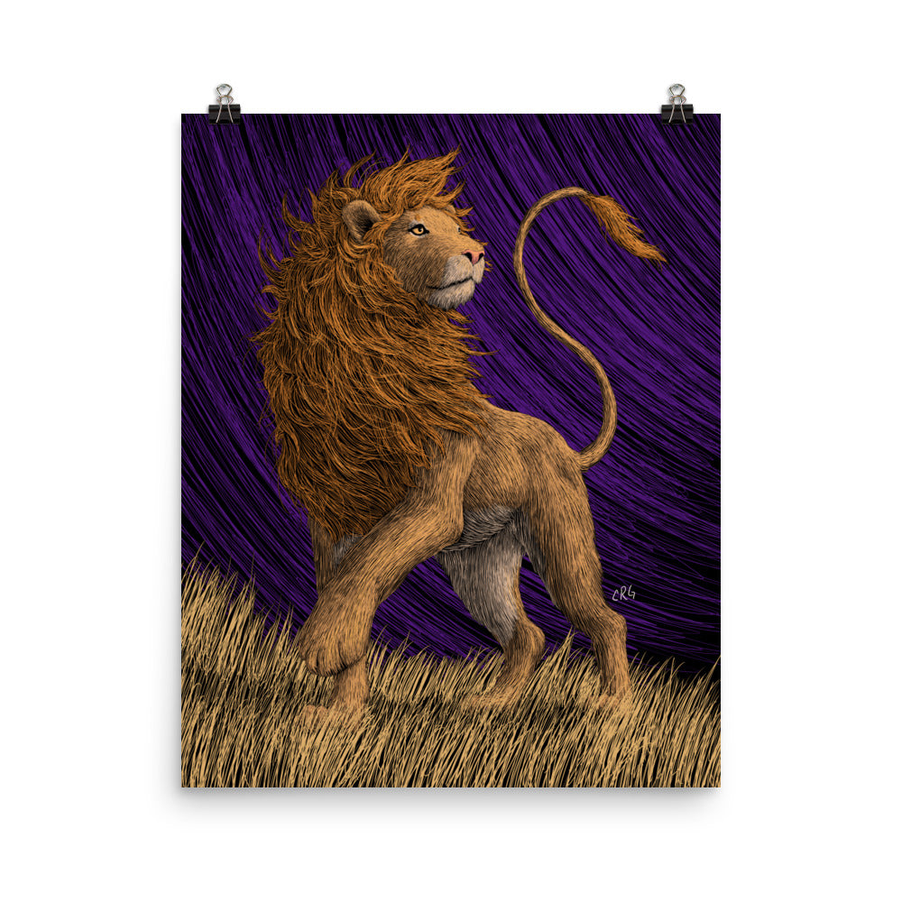 Lion Art Print
