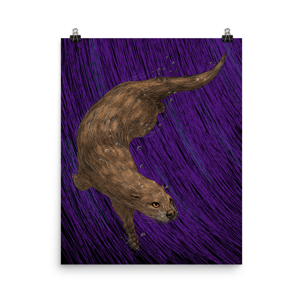 Otter Art Print