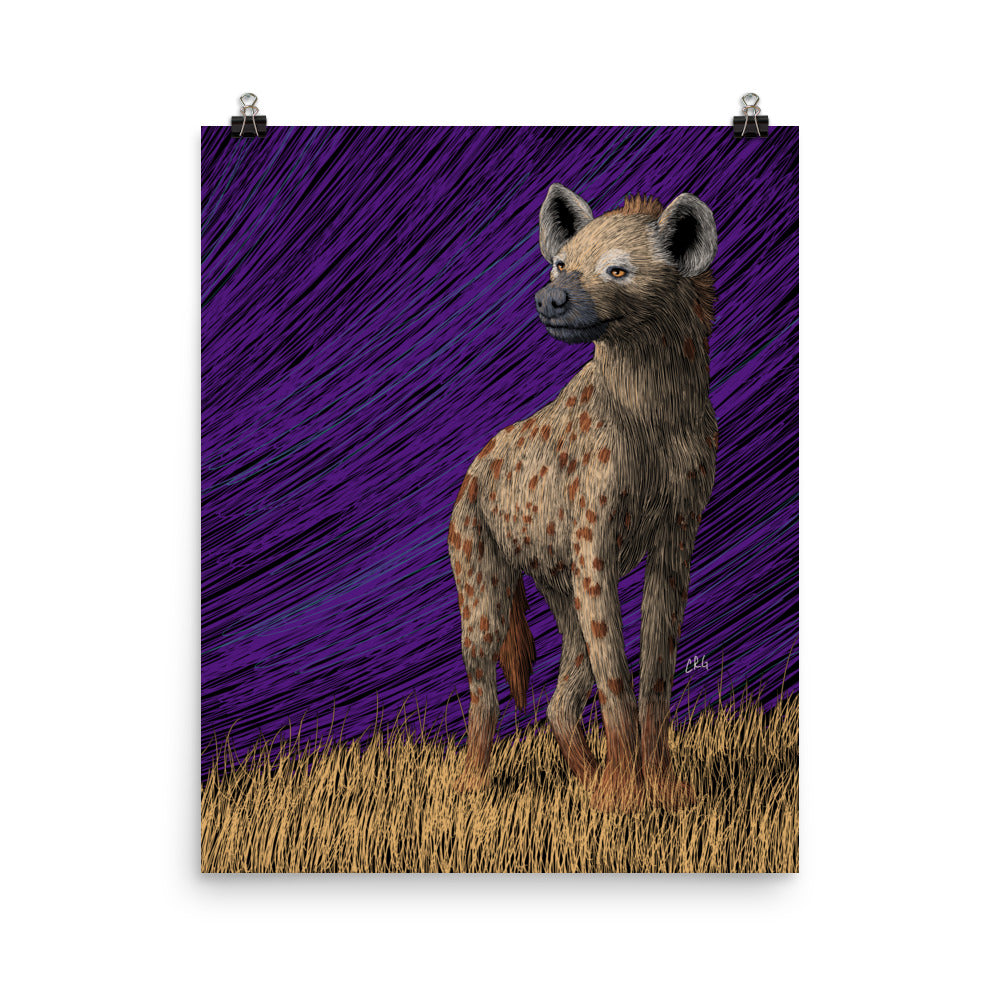 Hyena Art Print