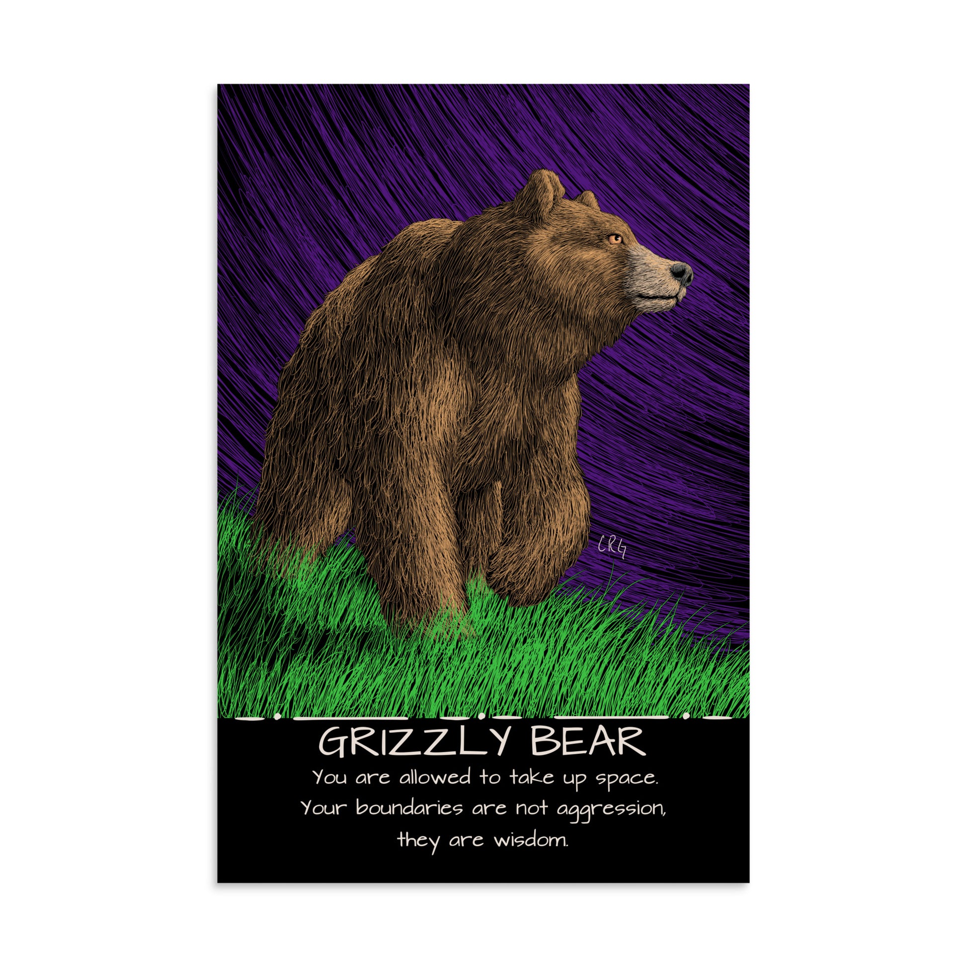 Grizzly Bear Art Print