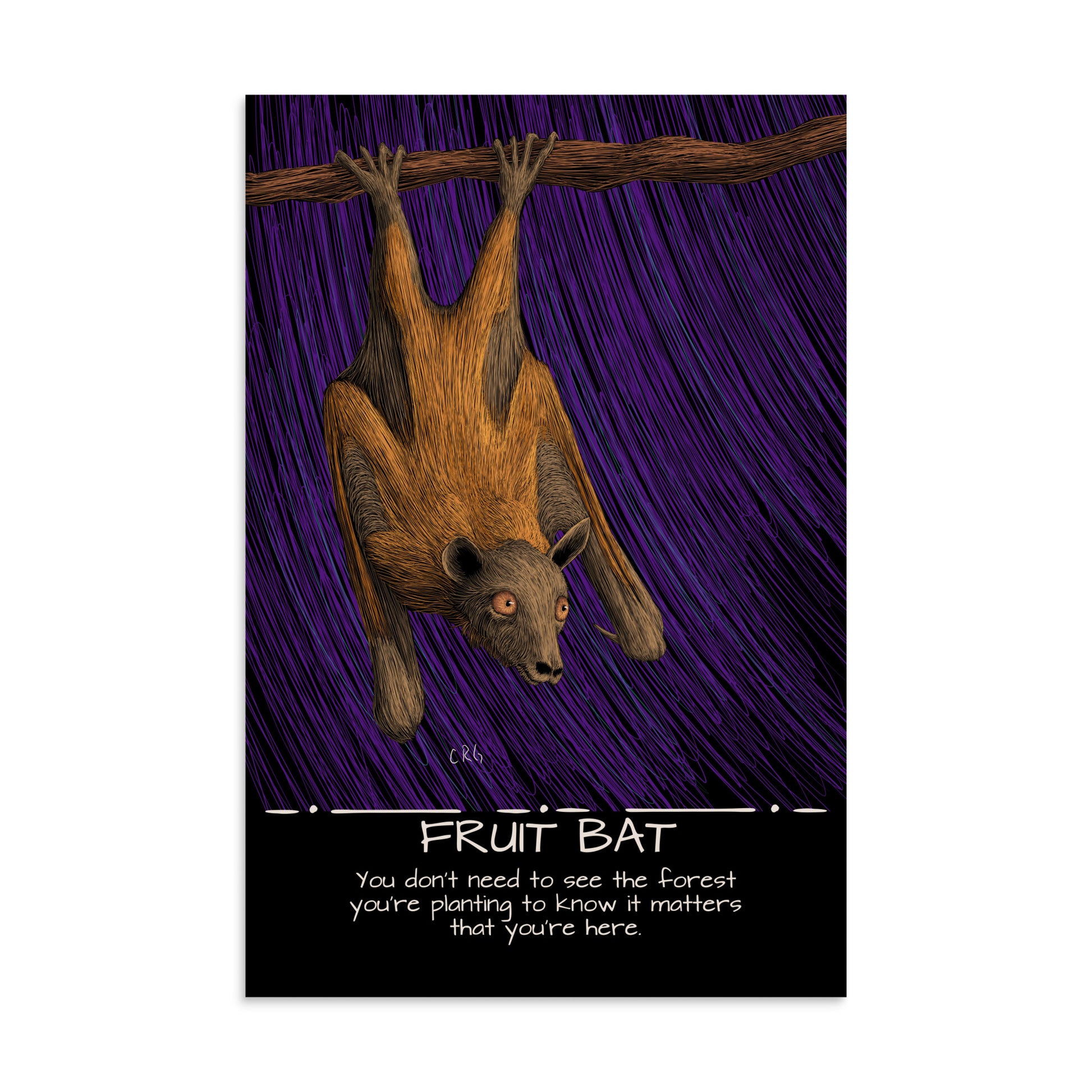 Fruit Bat Art Print