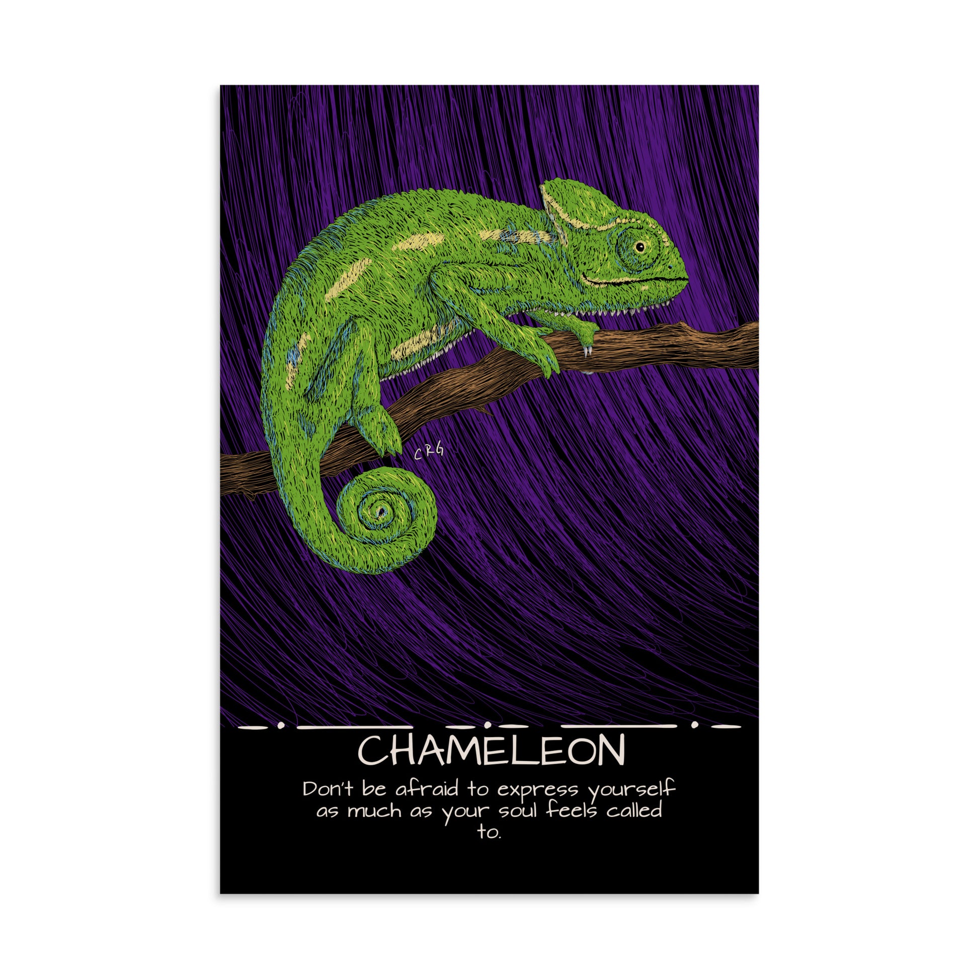 Chameleon Art Print