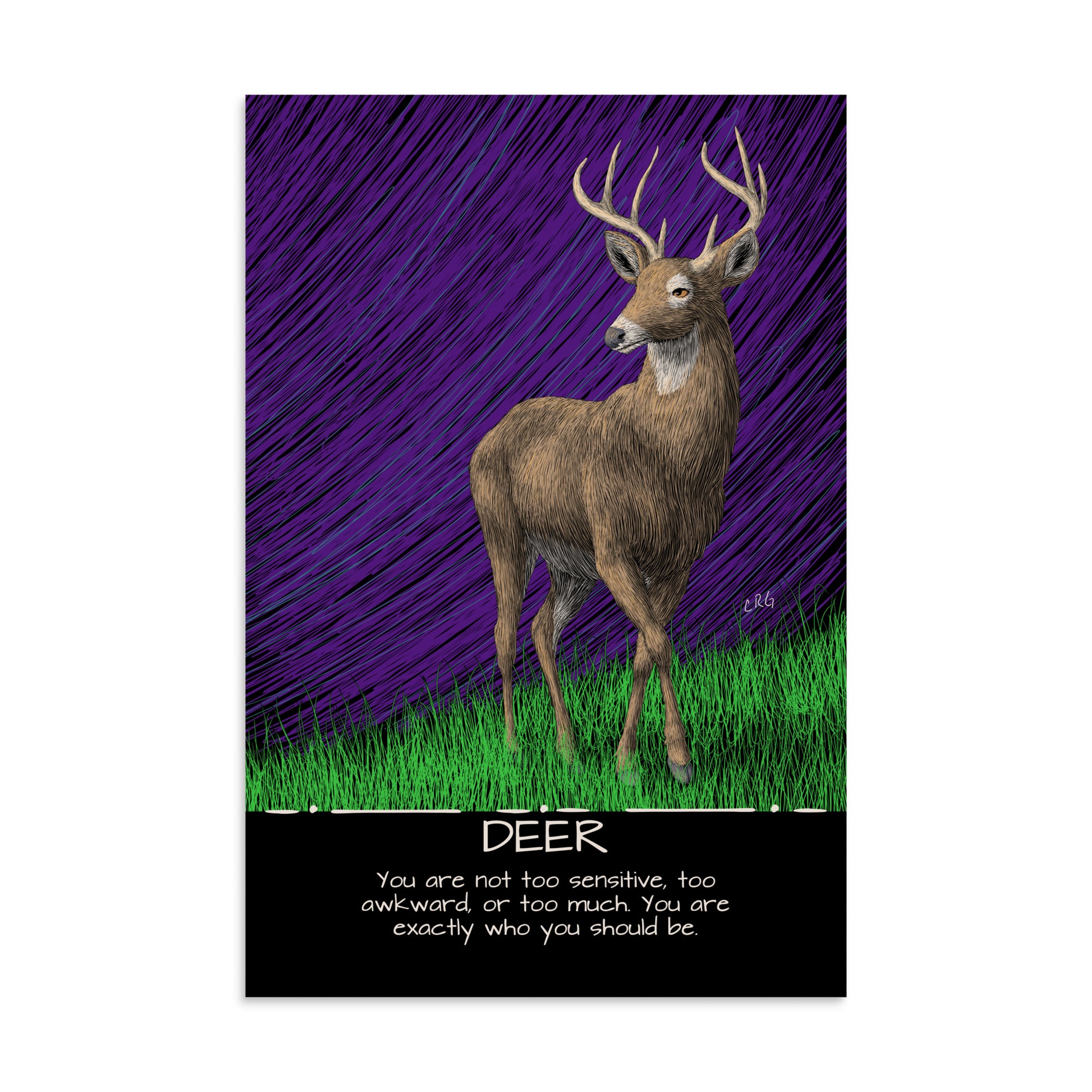 Deer Art Print