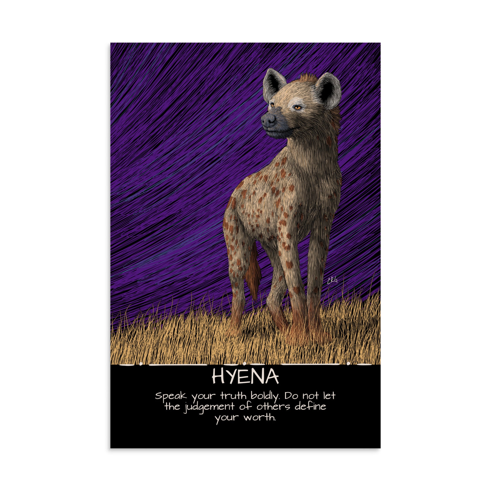 Hyena Art Print