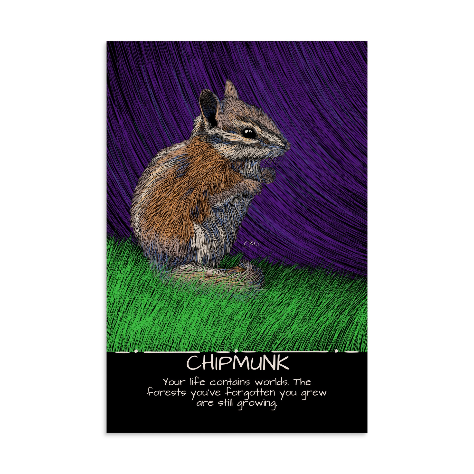 Chipmunk Art Print