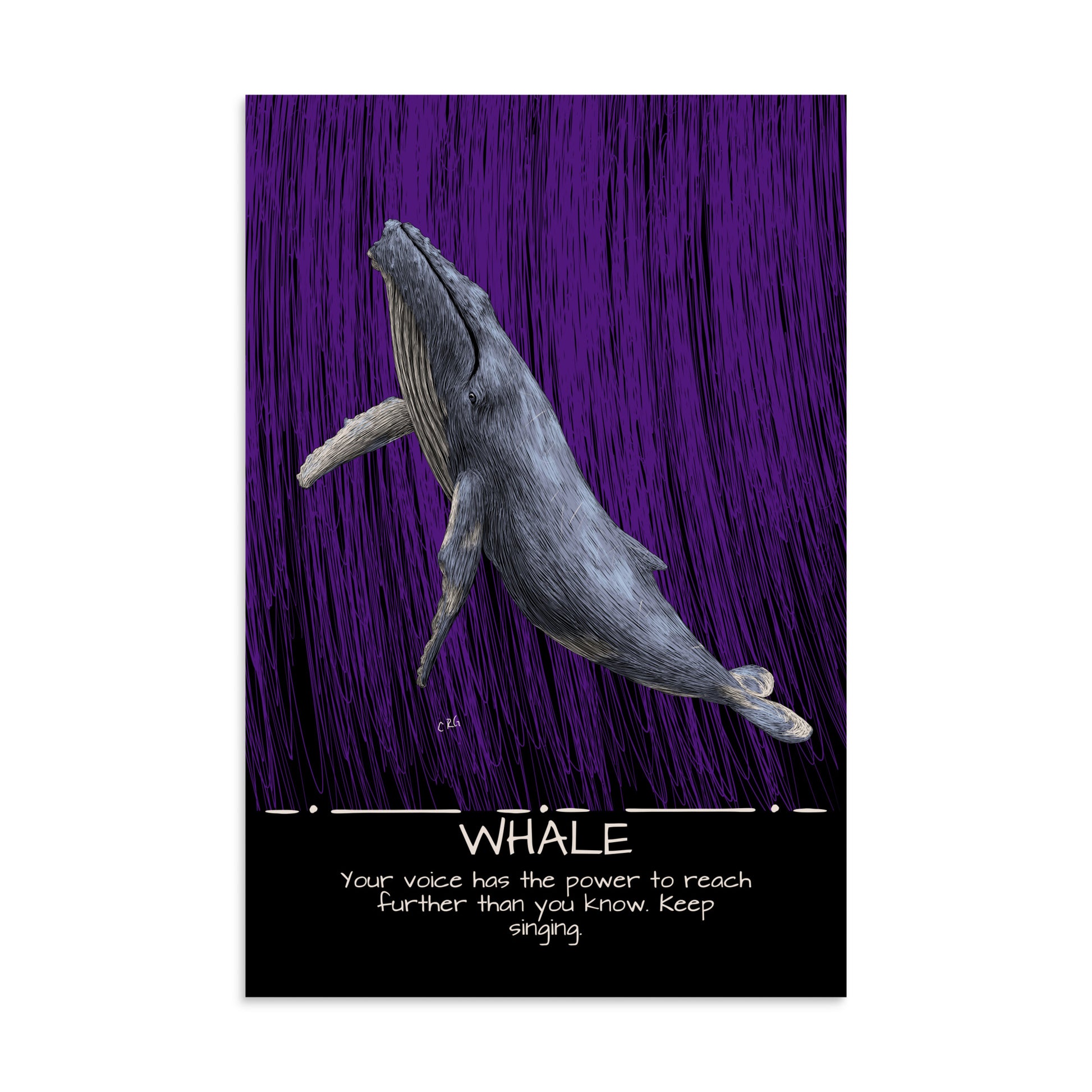Whale Art Print