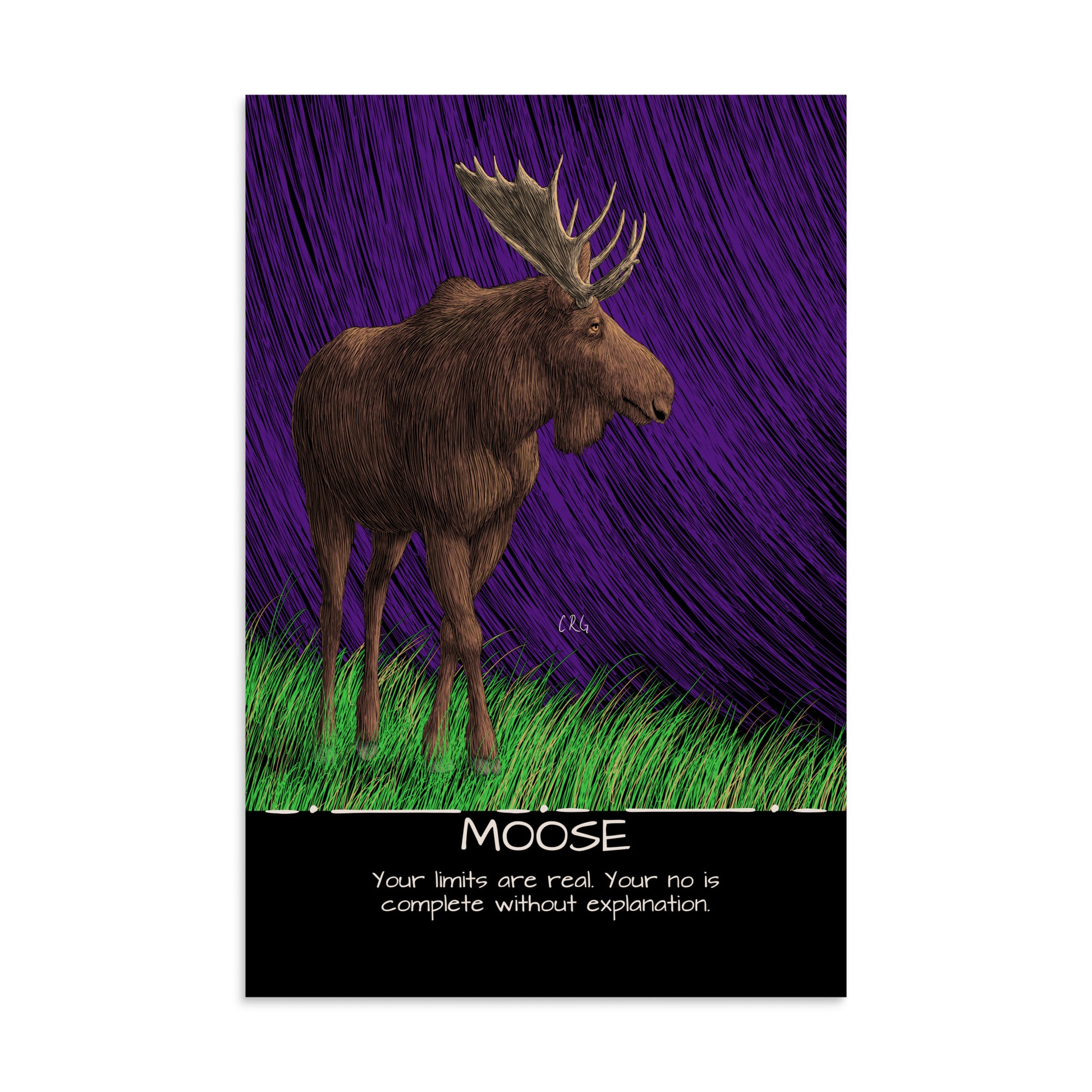 Moose Art Print