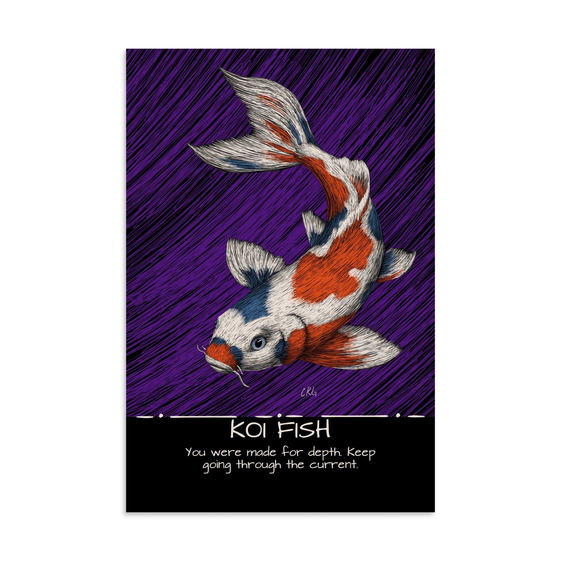 Koi Fish Art Print