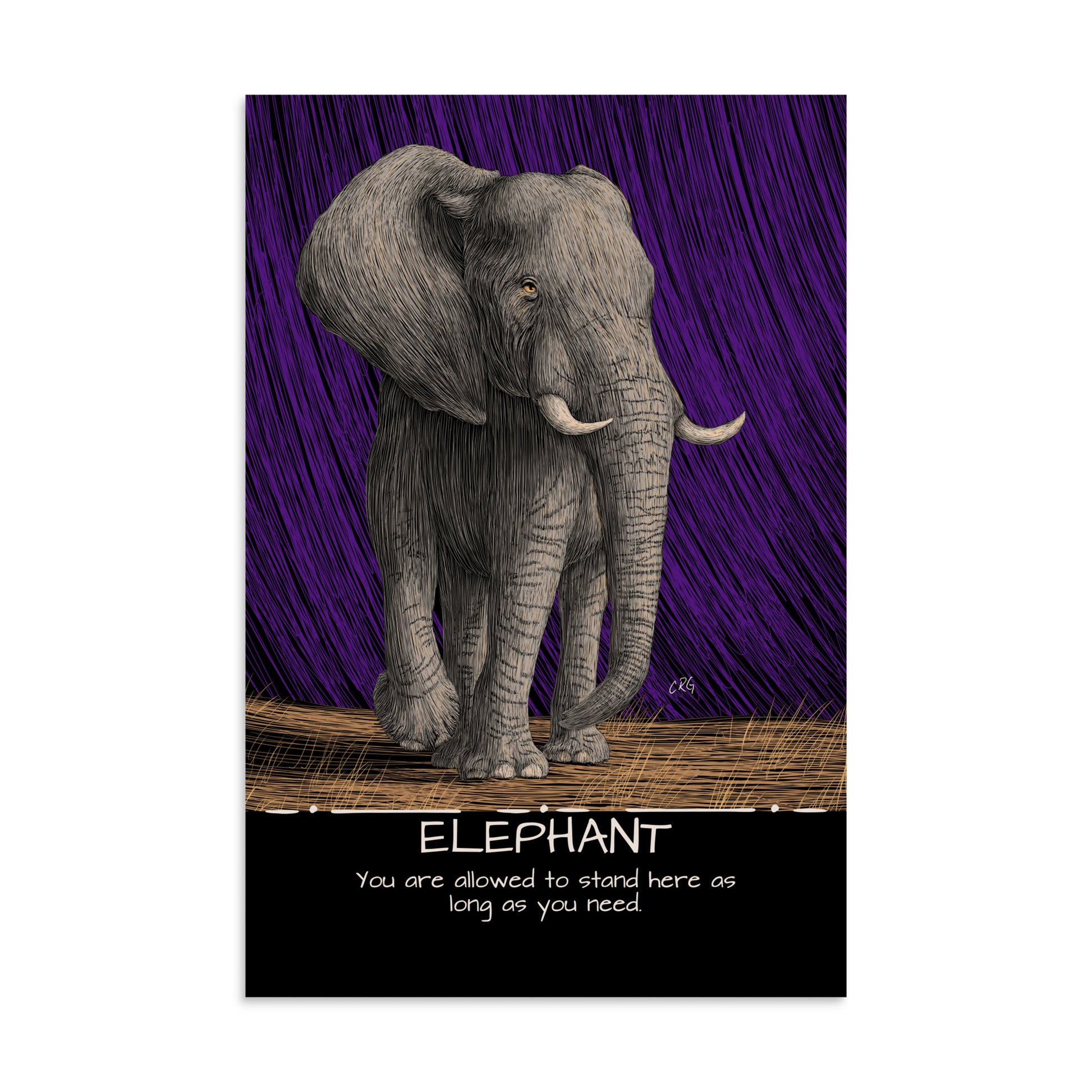 Elephant Art Print