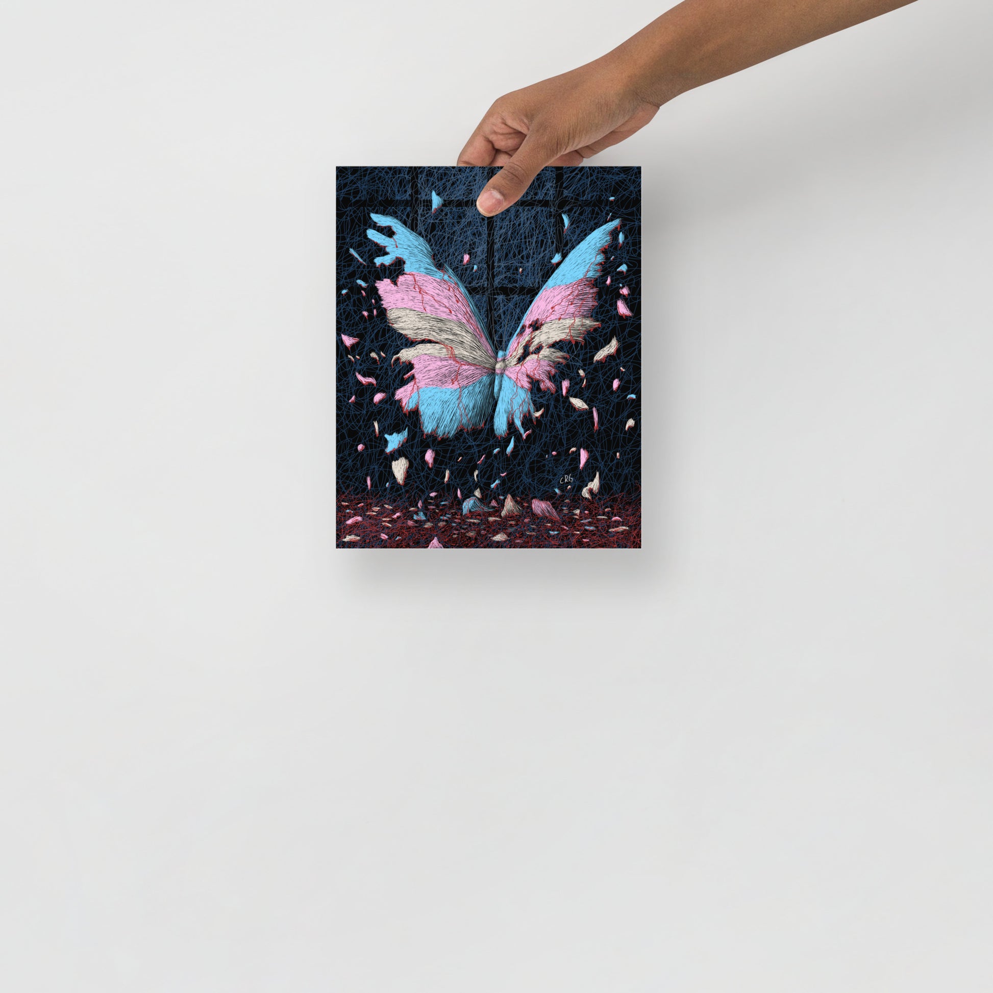 When They Rip Apart Our Color, How Dull the World Will Be Art Print