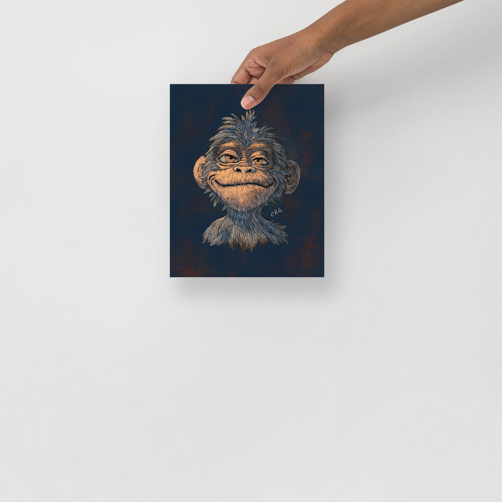 Chimpanzee Art Print
