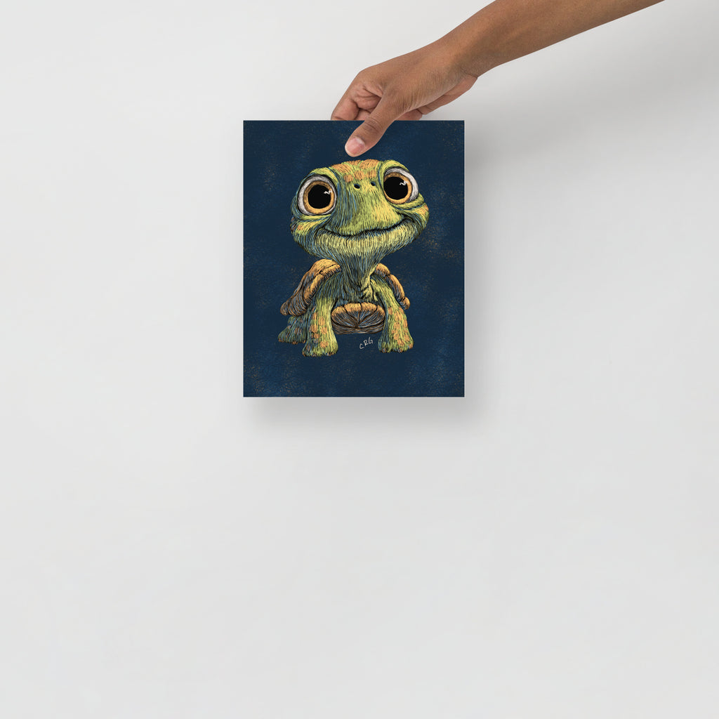 Happy Turtle Art Print