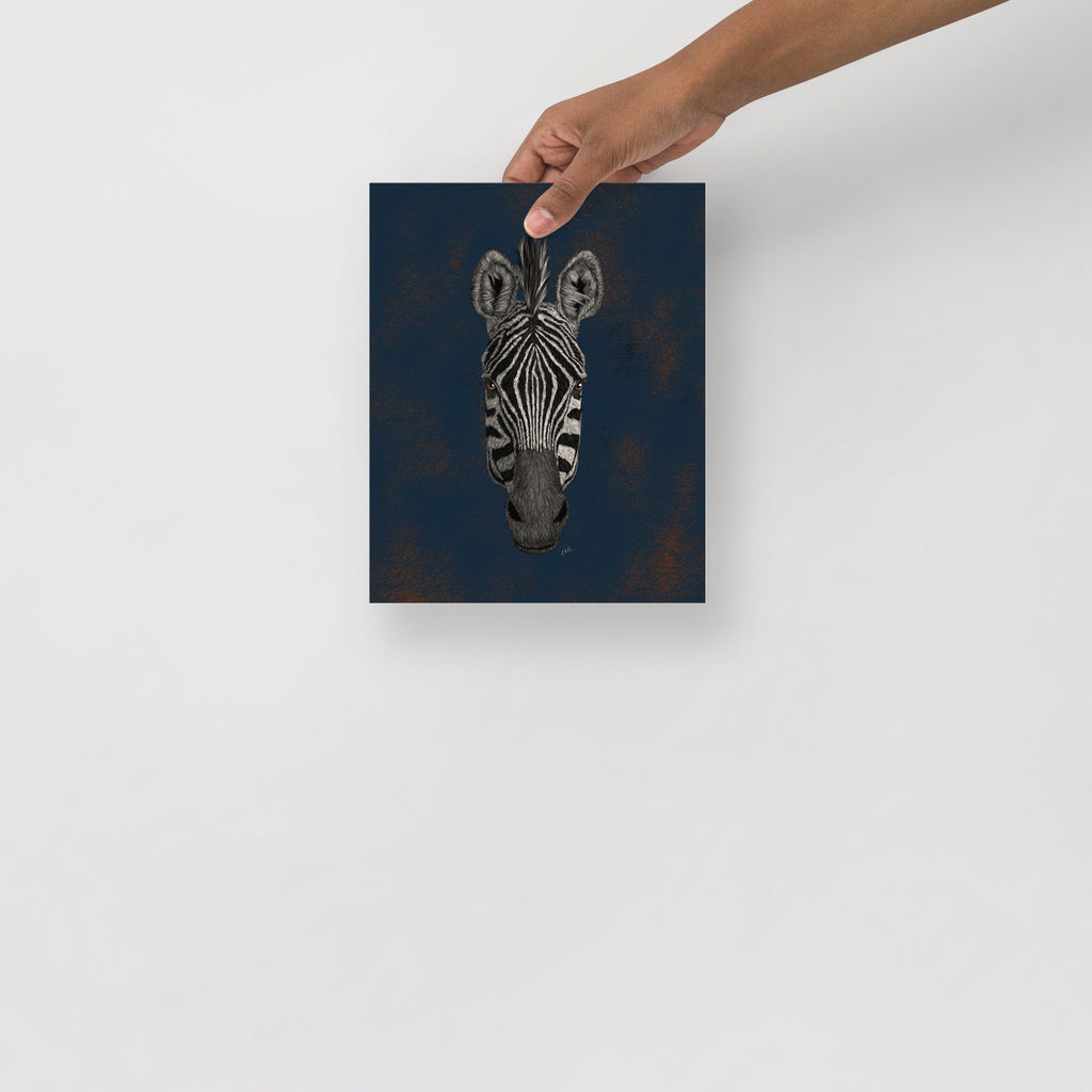Zebra Art Print