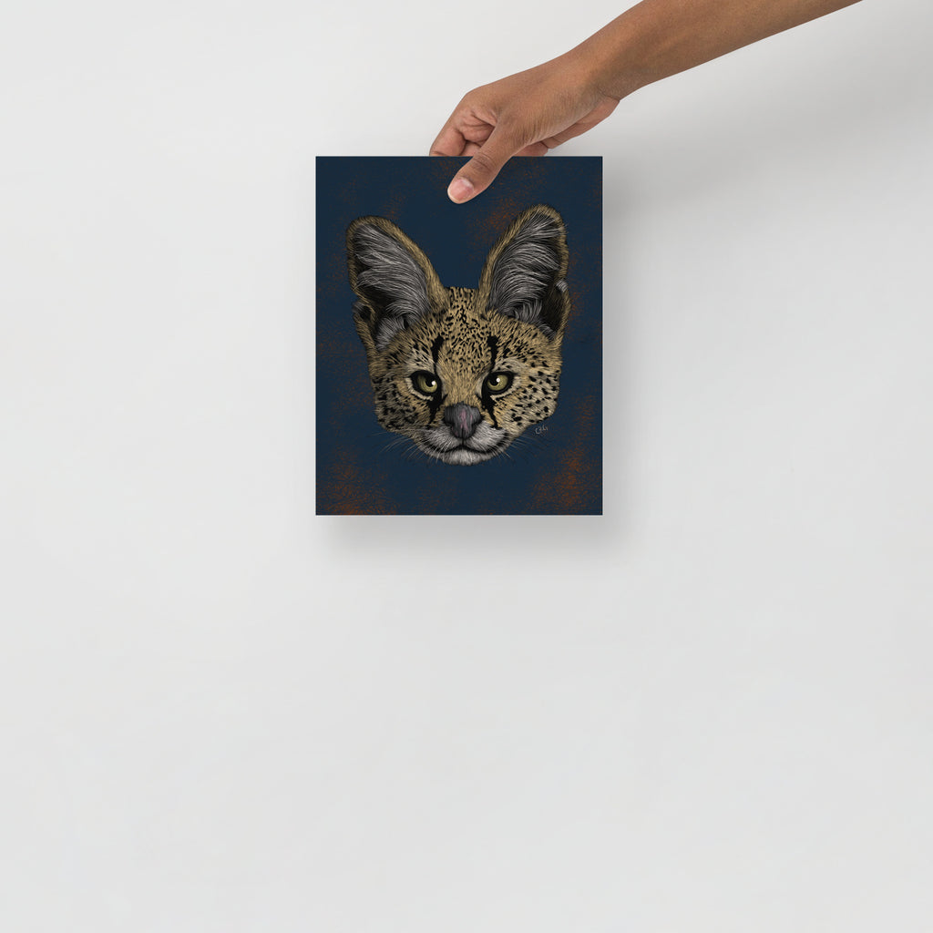 Serval Art Print