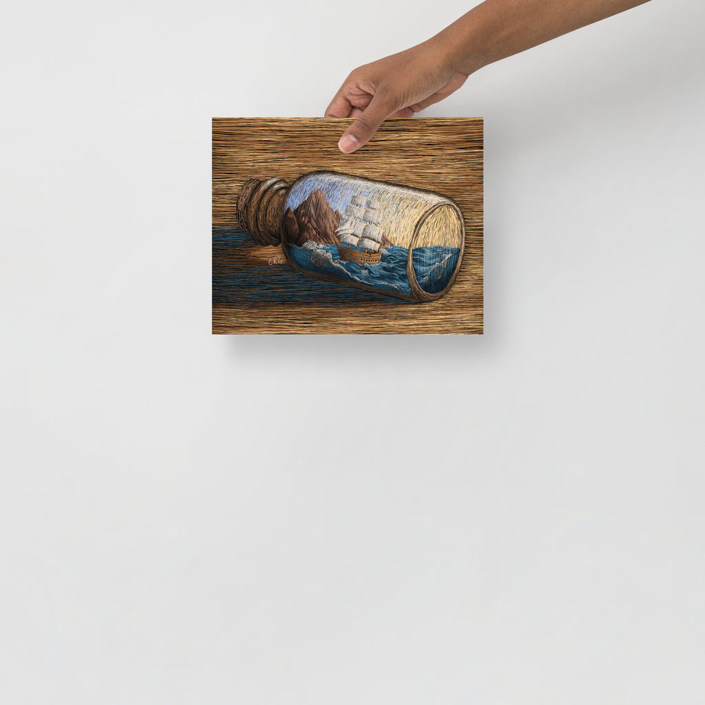 Life in a Bottle Art Print
