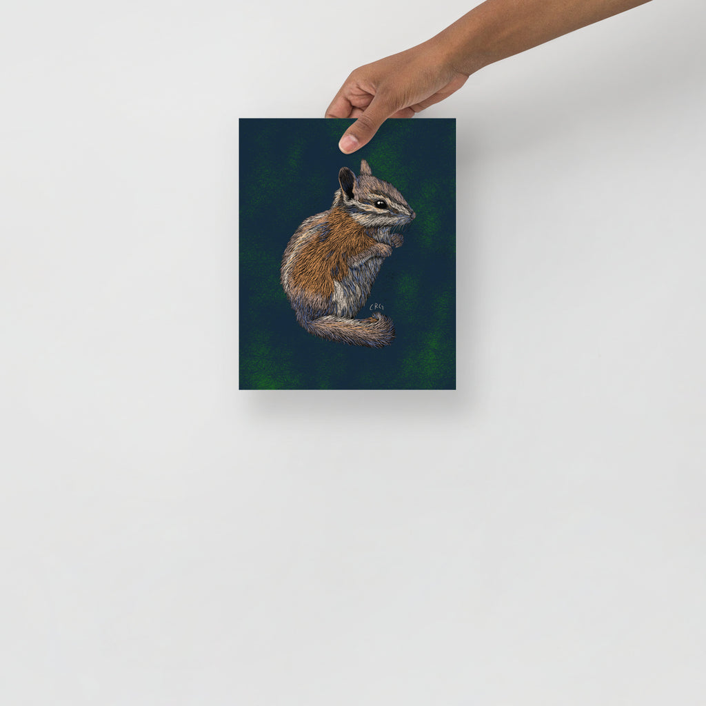 Chipmunk Art Print