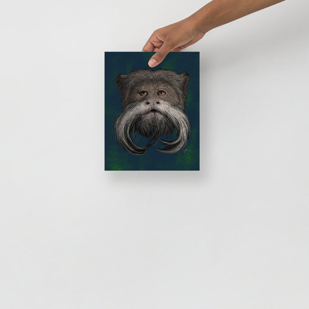Emperor Tamarin Art Print