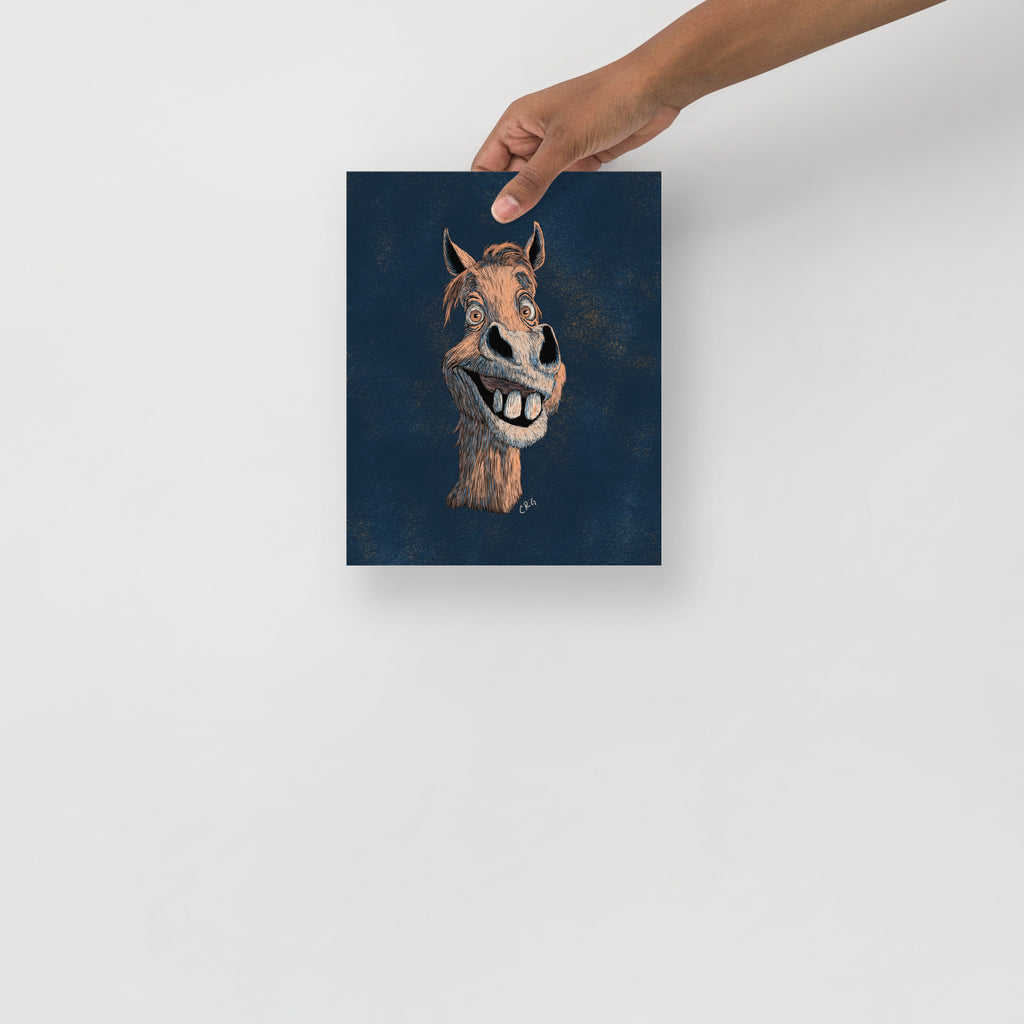 Happy Horse Art Print