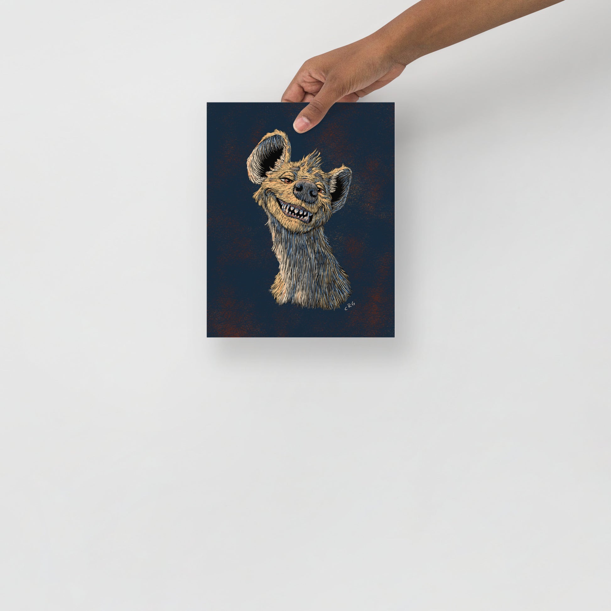 Happy Hyena Art Print