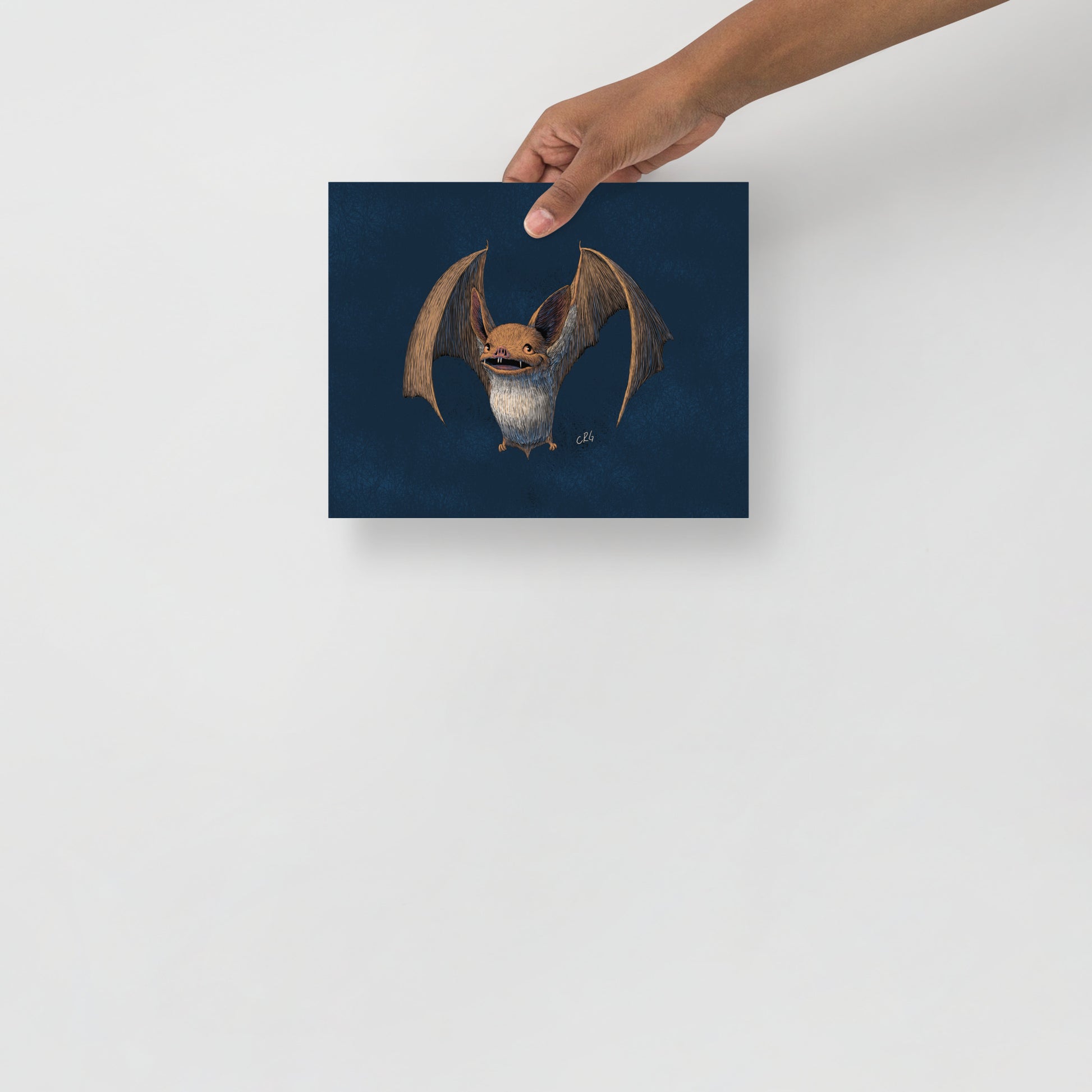 Happy Bat Art Print