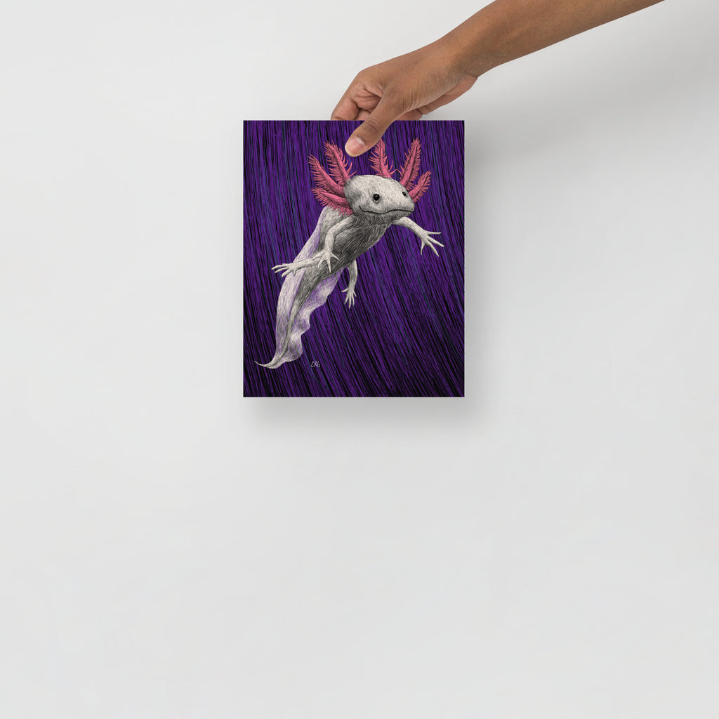Axolotl Art Print
