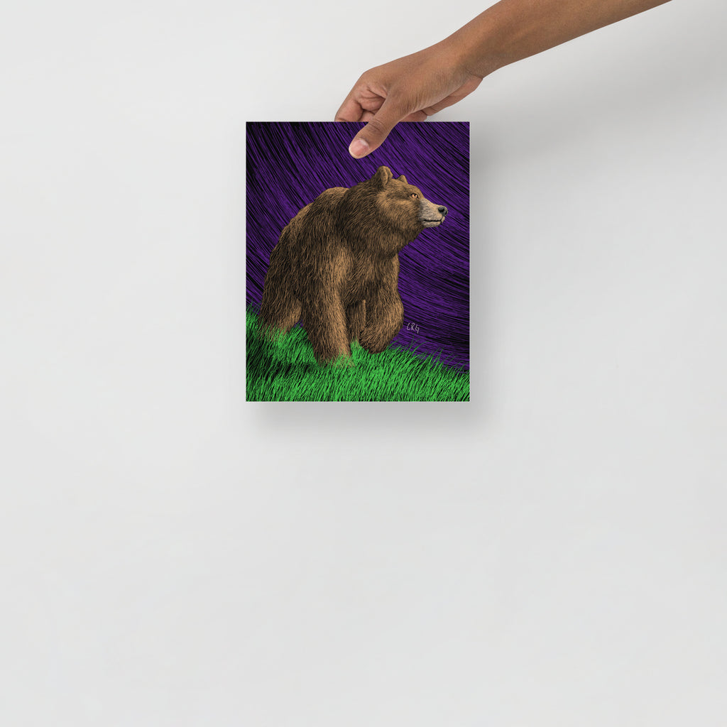 Grizzly Bear Art Print