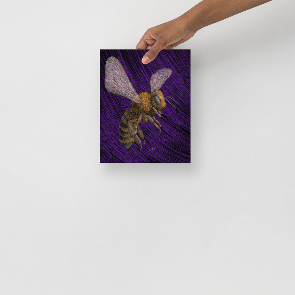 Honeybee Art Print