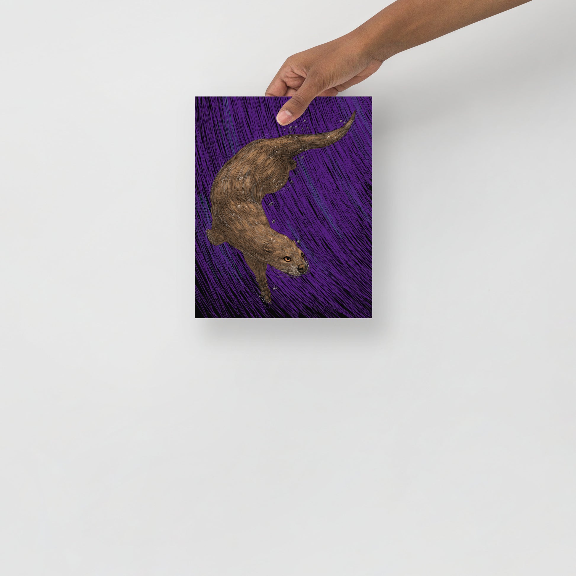 Otter Art Print