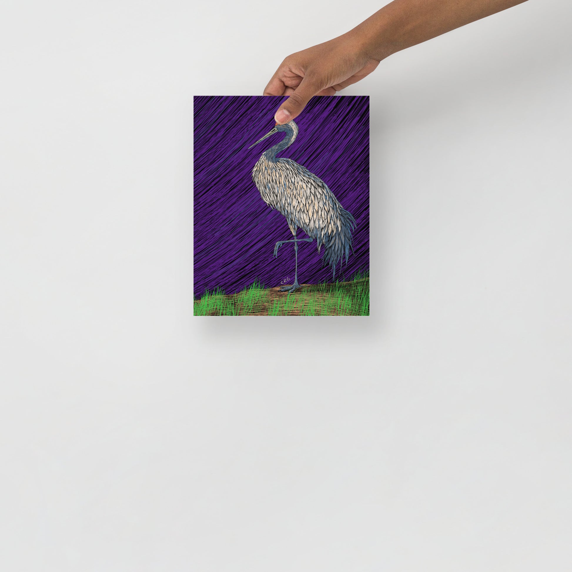 Crane Art Print