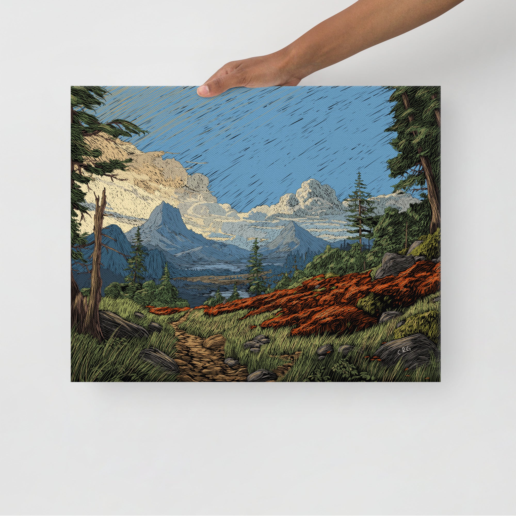 A Mountain Path, 2022 – crgamache